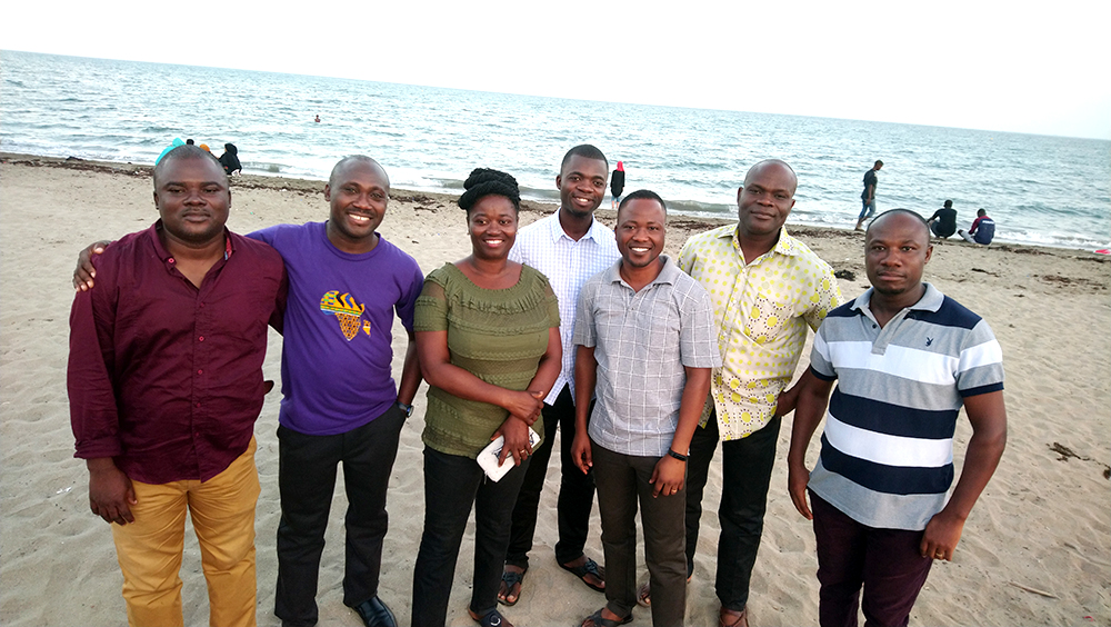 UCC Team at the beach in Djibouti