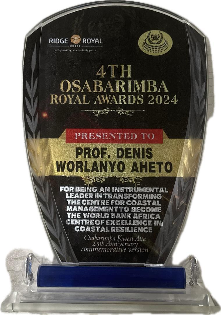 ACECoR-CCM BAGS TWO PRESTIGIOUS AWARDS AT THE 4TH OSAMBARIMBA ROYAL AWARDS