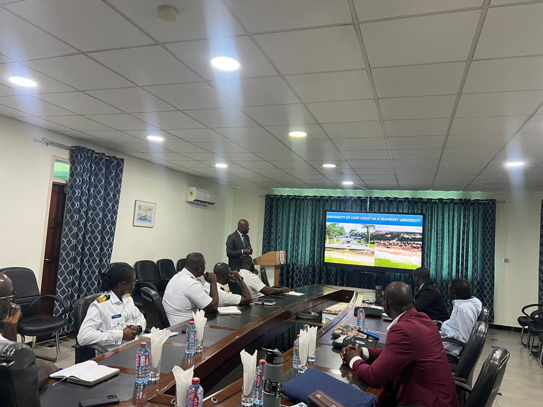 Prof. Mattah, making a presentation on behalf of CCM-ACECoR