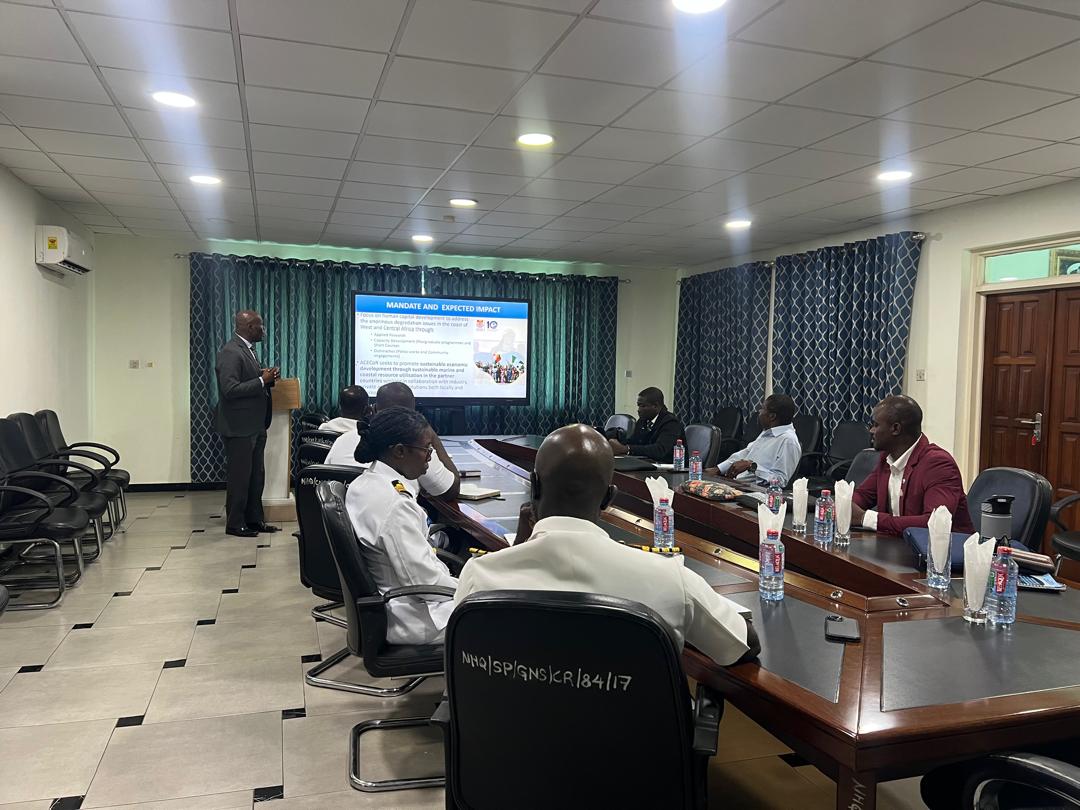 Prof. Mattah, making a presentation on behalf of CCM-ACECoR