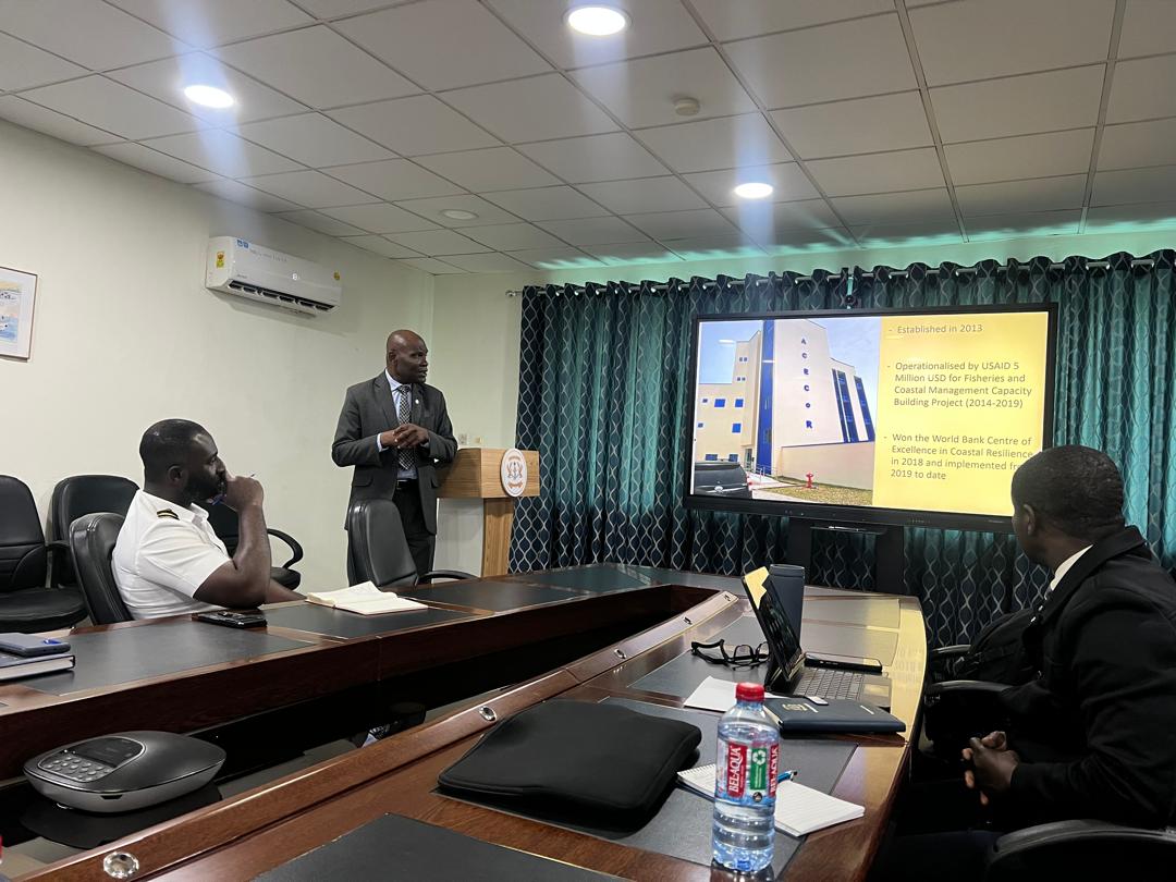 Prof. Mattah, making a presentation on behalf of CCM-ACECoR