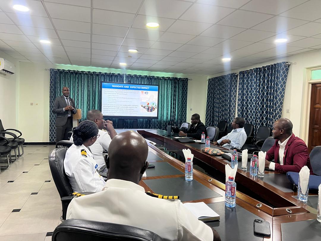 Prof. Mattah, making a presentation on behalf of CCM-ACECoR