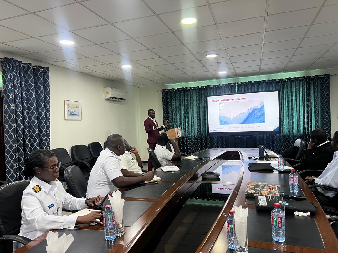 Dr. Donatus Angnuureng, making a presentation on behalf of CCM-ACECoR