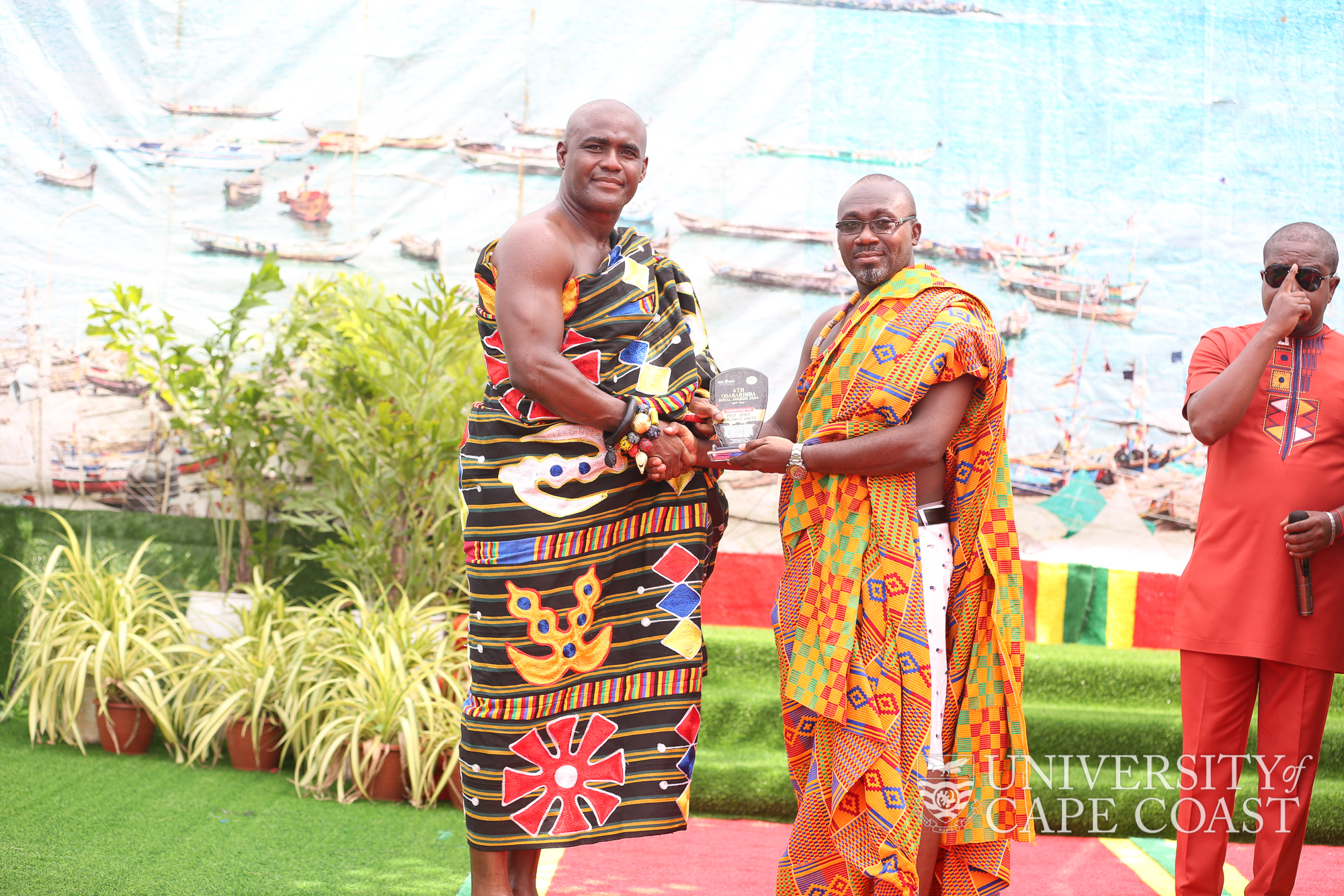 Professor Denis Worlanyo Aheto, receiving his award