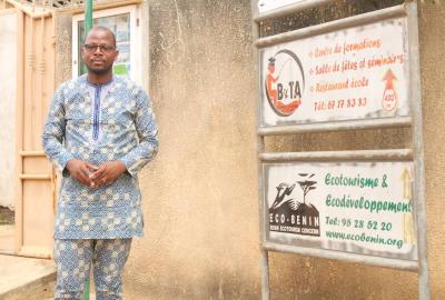Dr Edéya Orobiyi Rodrigue Pelebe, a Postdoctoral Fellow, is staying at ECO-BENIN "Benin Ecotourism Concern" in Benin for his one-month professional internship. This initiative is a component of the ACECoR staff capacity development programme.