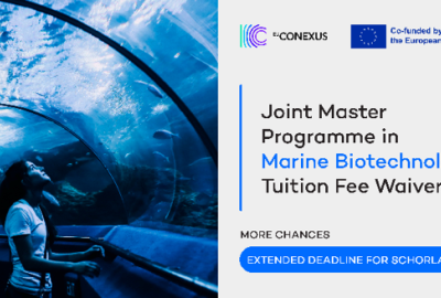 Erasmus Mundus scholarships at the Joint Master Programme in Marine Biotechnology, Launched