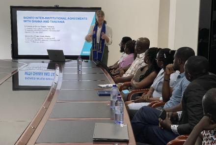 CCM-ACECoR Hosts World Maritime University Representative to Strengthen Academic Collaboration